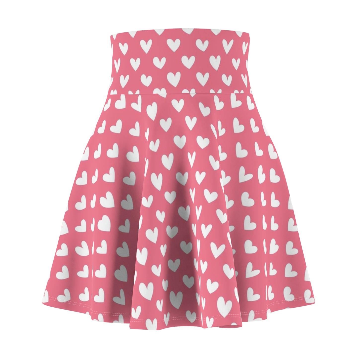 Pink Heart Skater Skirt