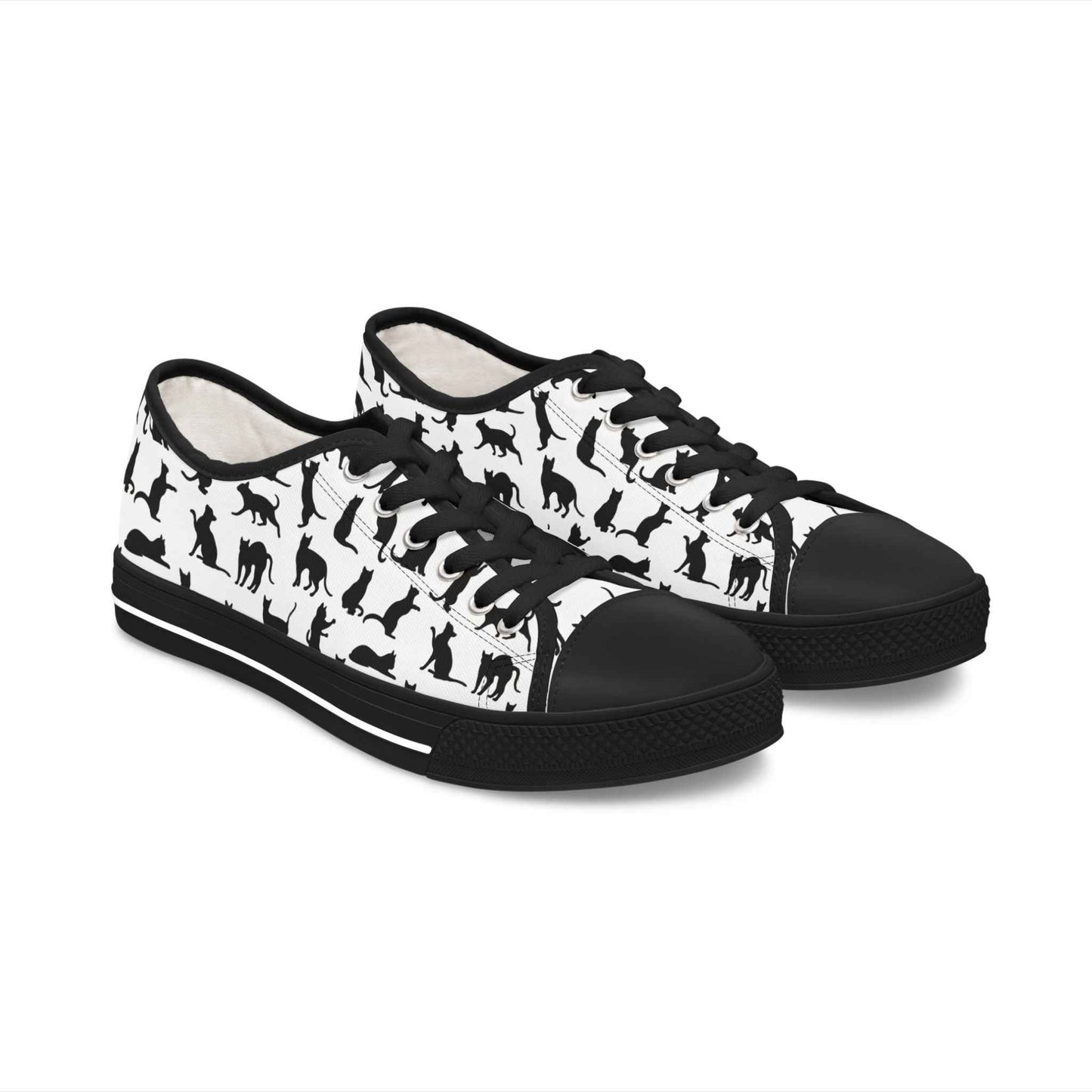 Cat Lover Sneakers: Stylish Low Top Sneakers for Cat Enthusiasts