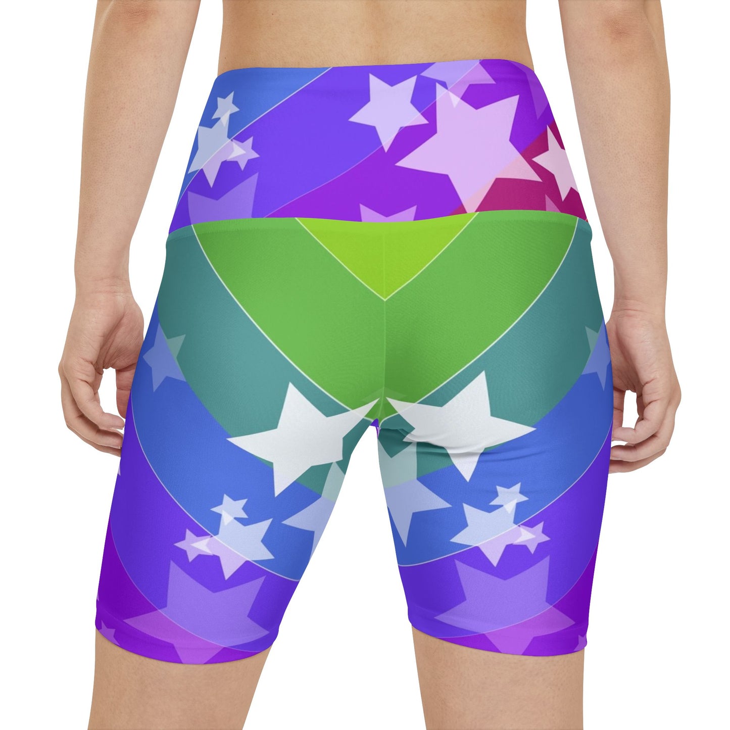 Star Print Workout Shorts