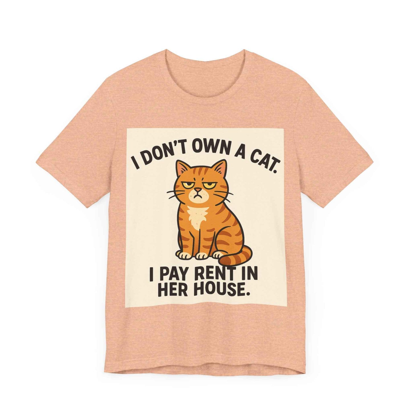 I Don't Own A Cat, I Pay Rent in Her House Cat Owner T-Shirt