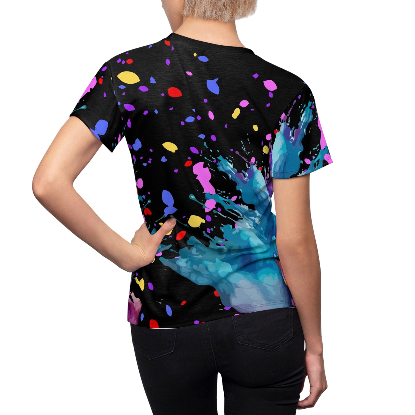Colorful Cut & Sew Tee for Creative Souls