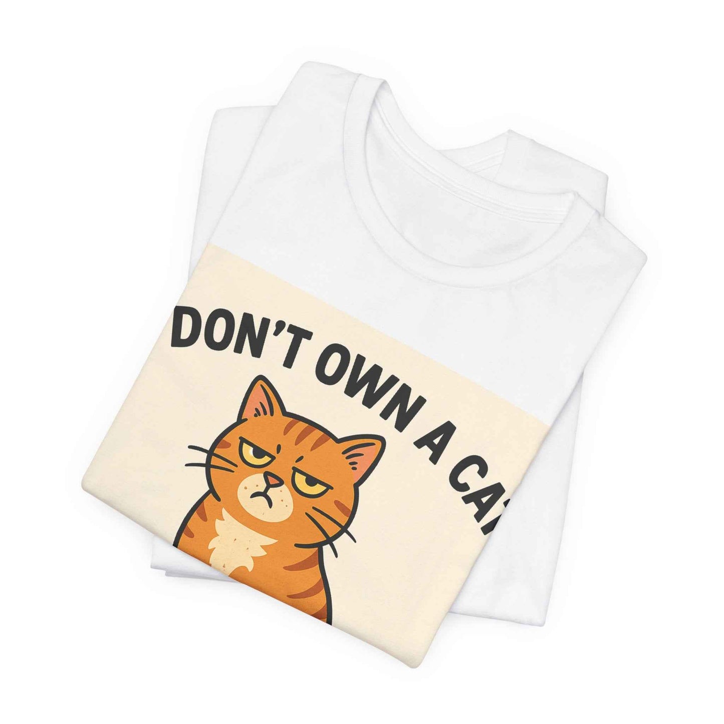I Don't Own A Cat, I Pay Rent in Her House Cat Owner T-Shirt