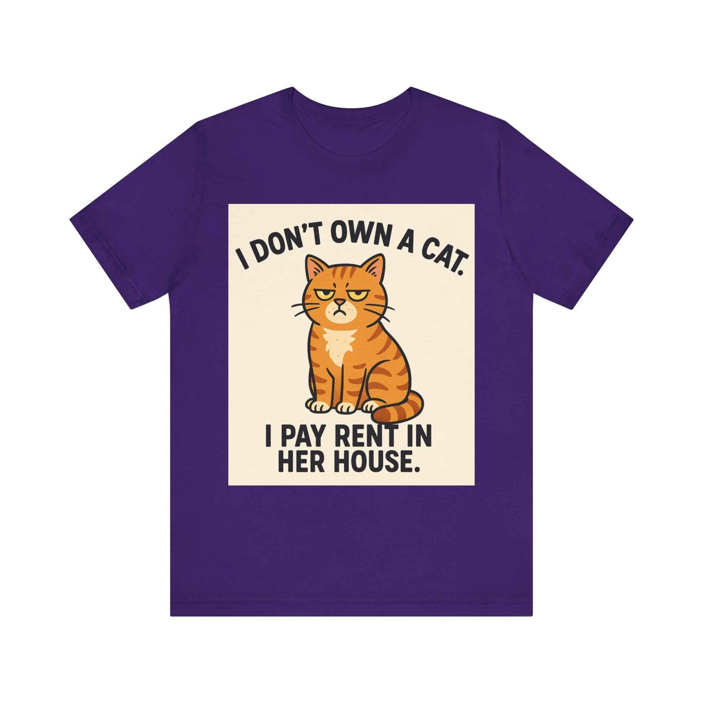 I Don't Own A Cat, I Pay Rent in Her House Cat Owner T-Shirt