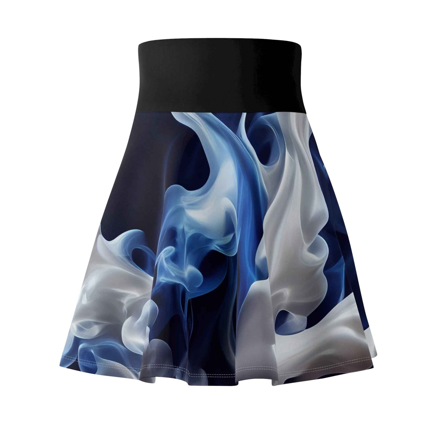Smoke Pattern Skater Skirt - Trendy and Stylish Design