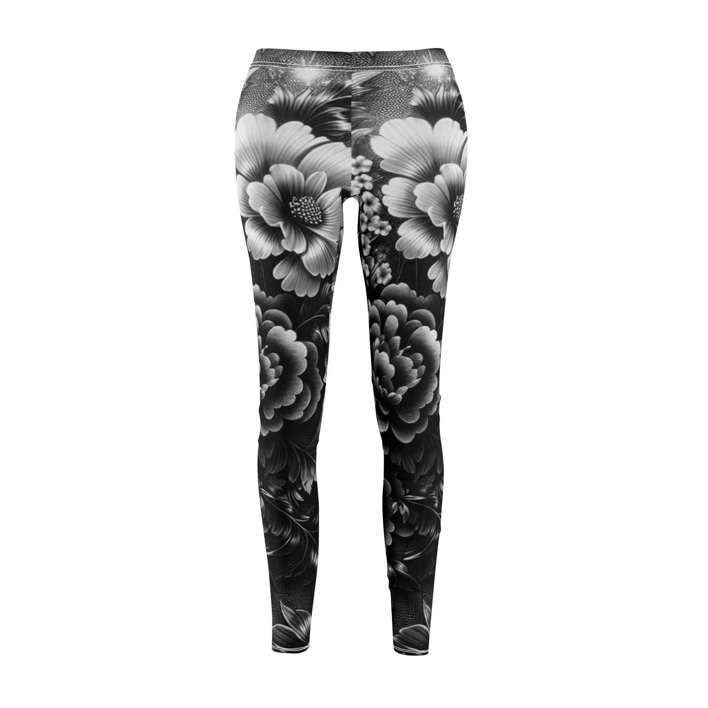 Floral Design Casual Leggings