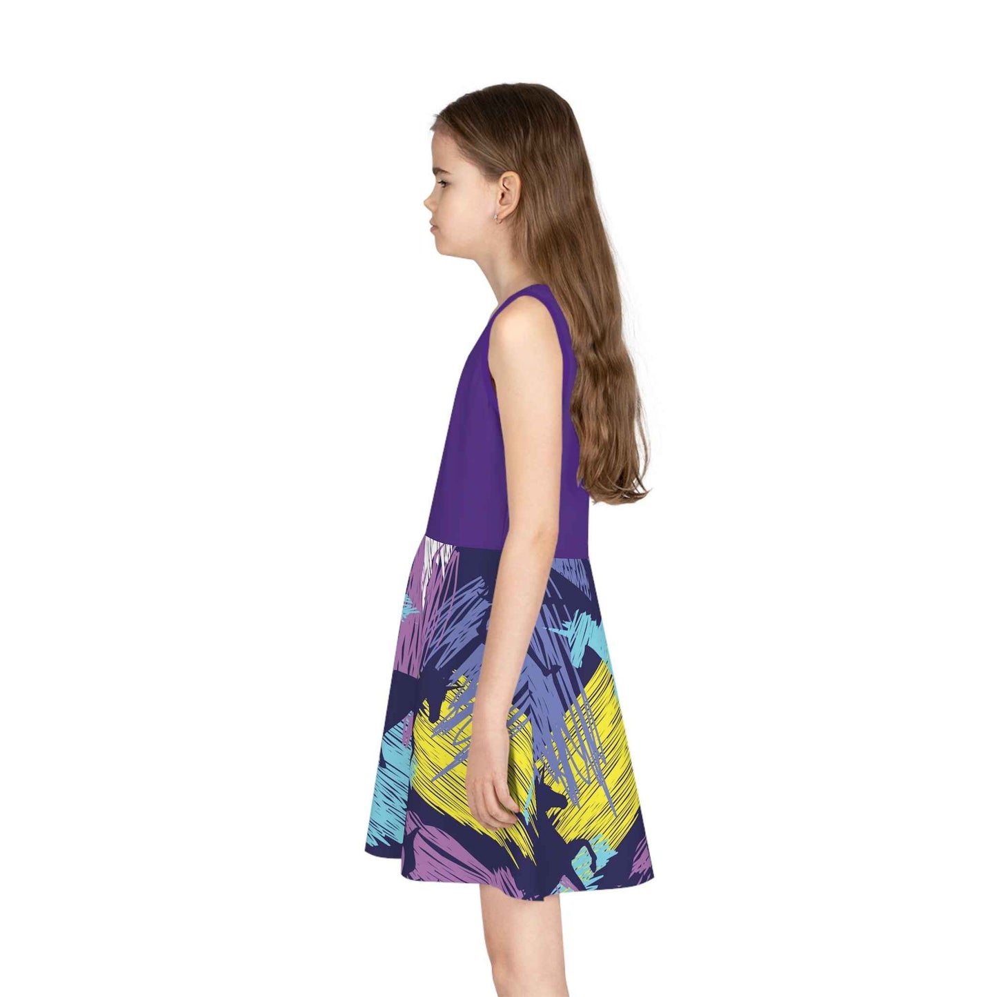 Girls Unicorn Sundress, Whimsical Summer Dress for Girls, Sleeveless Kids Clothing, Birthday Gift