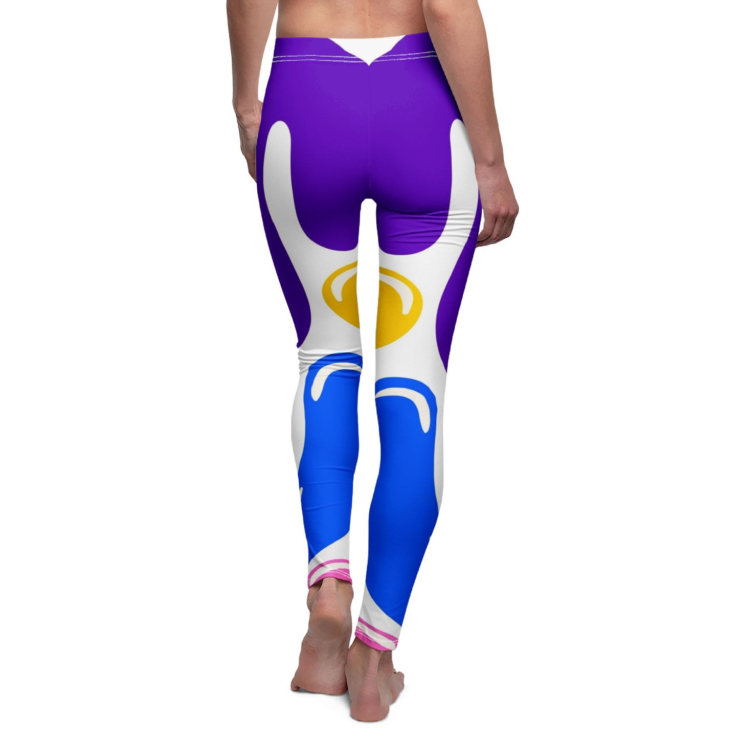 Colorful Heart Print Leggings