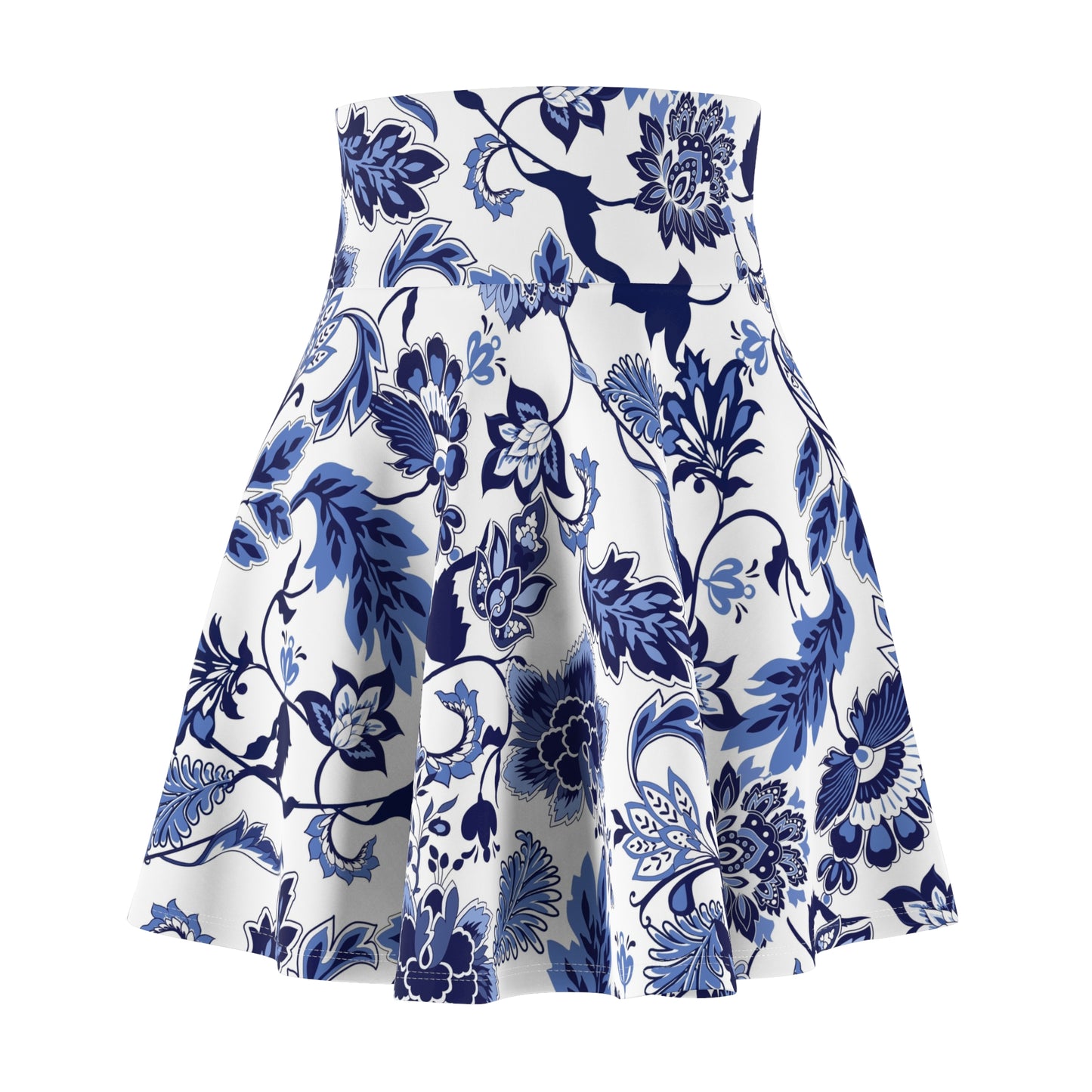 Floral Skater Skirt for Women - A-Line Mini Circle Dance Clothing - NestlyAura