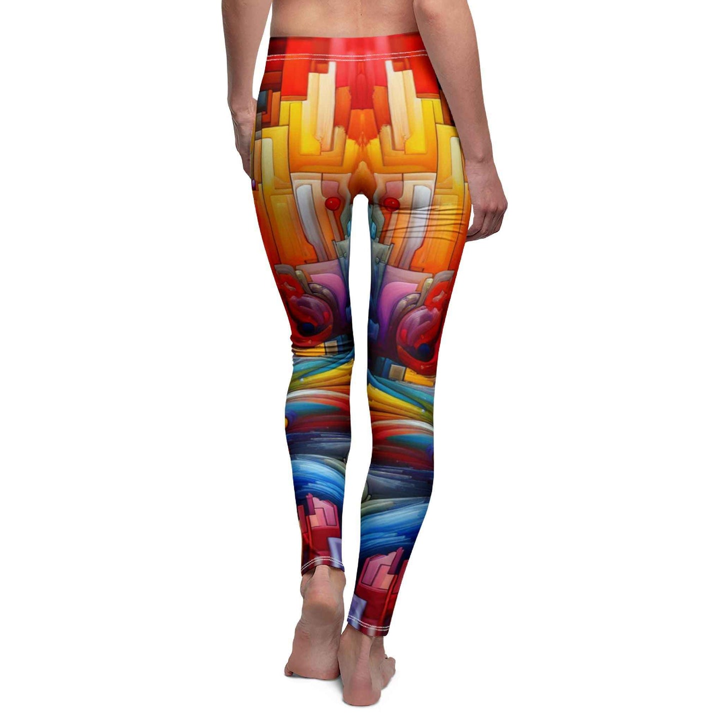 Colorful 3D Leggings for Stylish Comfort and Unique Style
