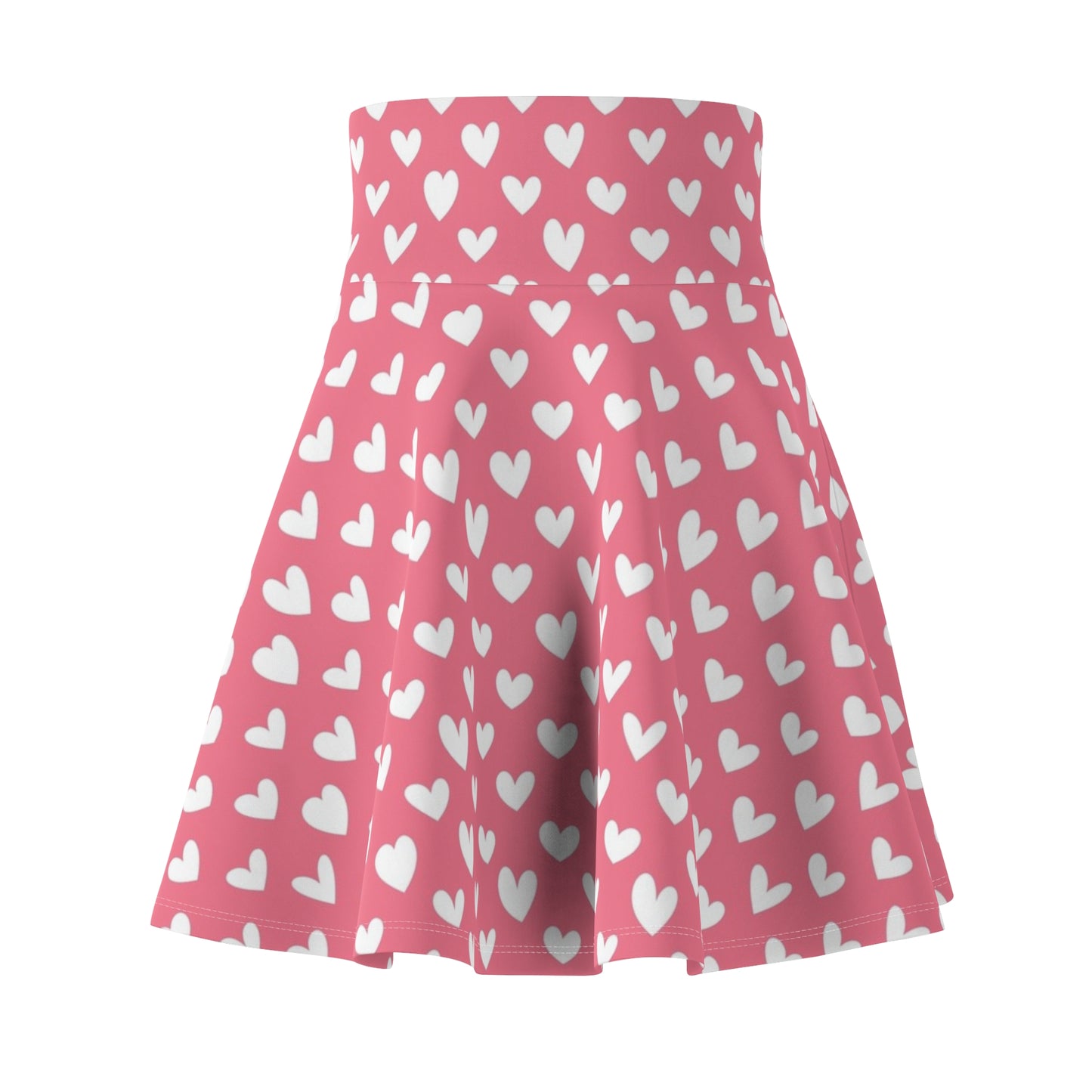 Pink Heart Skater Skirt