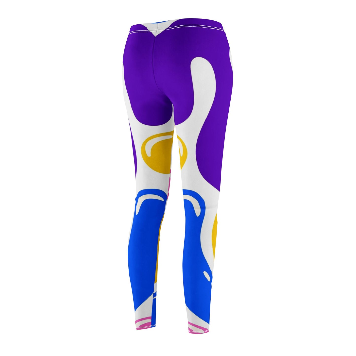 Colorful Heart Print Leggings