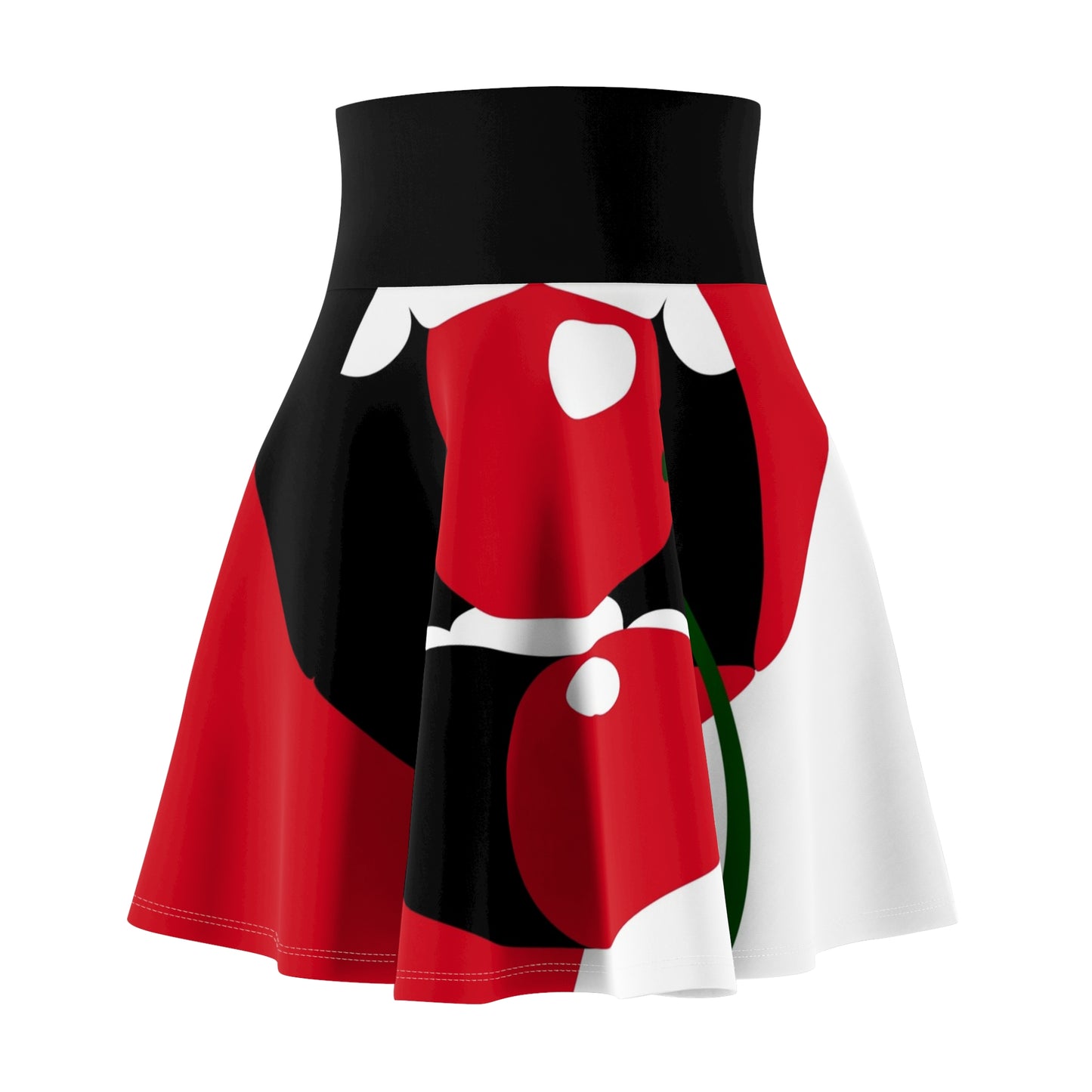 Cherry Pop Art Skater Skirt