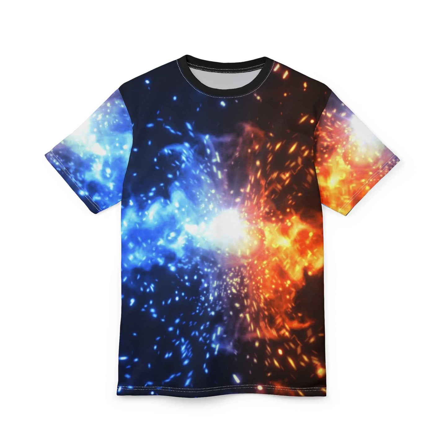 Cosmic Explosion Tee - Vibrant Galaxy Design Unisex T-Shirt