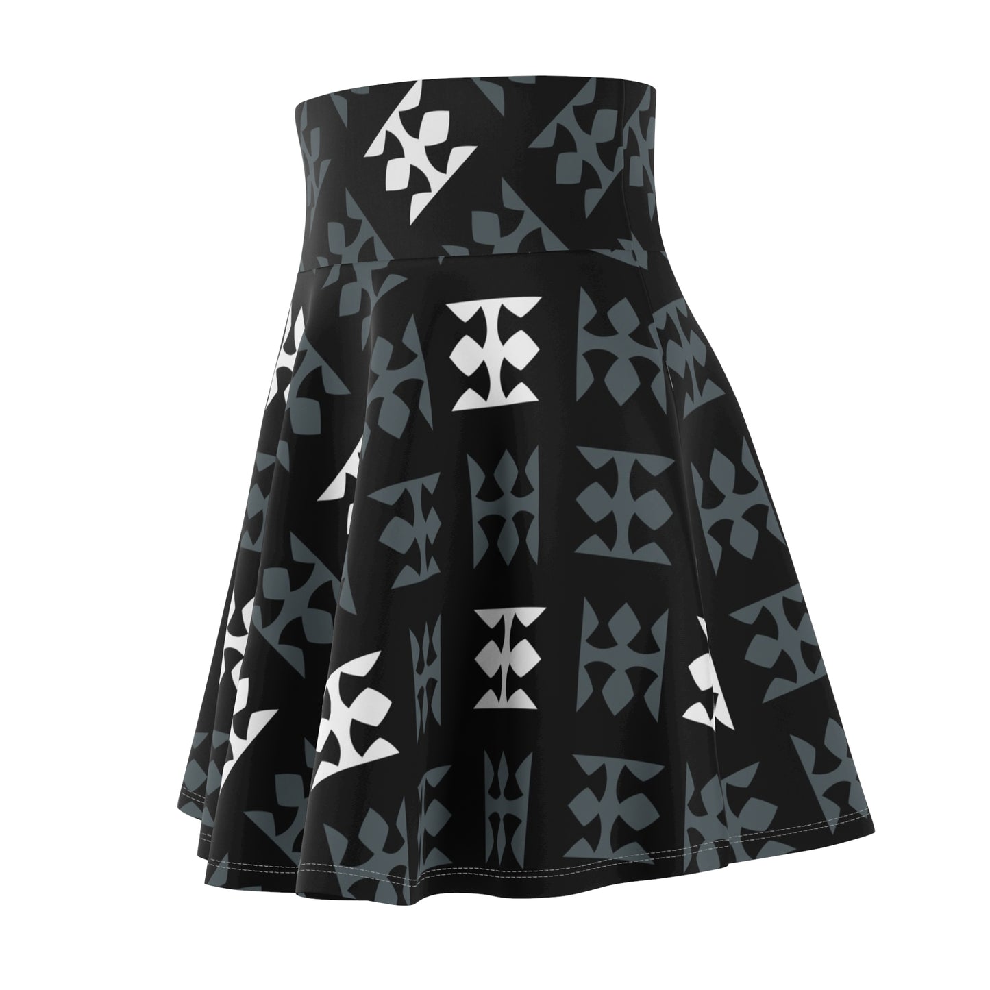 Chic Skater Skirt - Elegant Flare A-Line Skirt for Women, Trendy Knee-Length Style