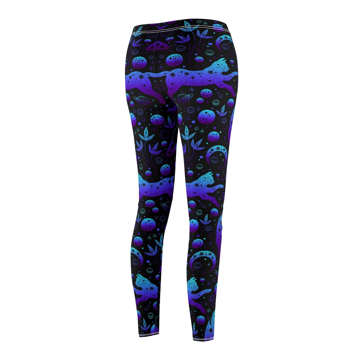 Cosmic Cat Leggings for Stellar Style and Comfort - NestlyAura