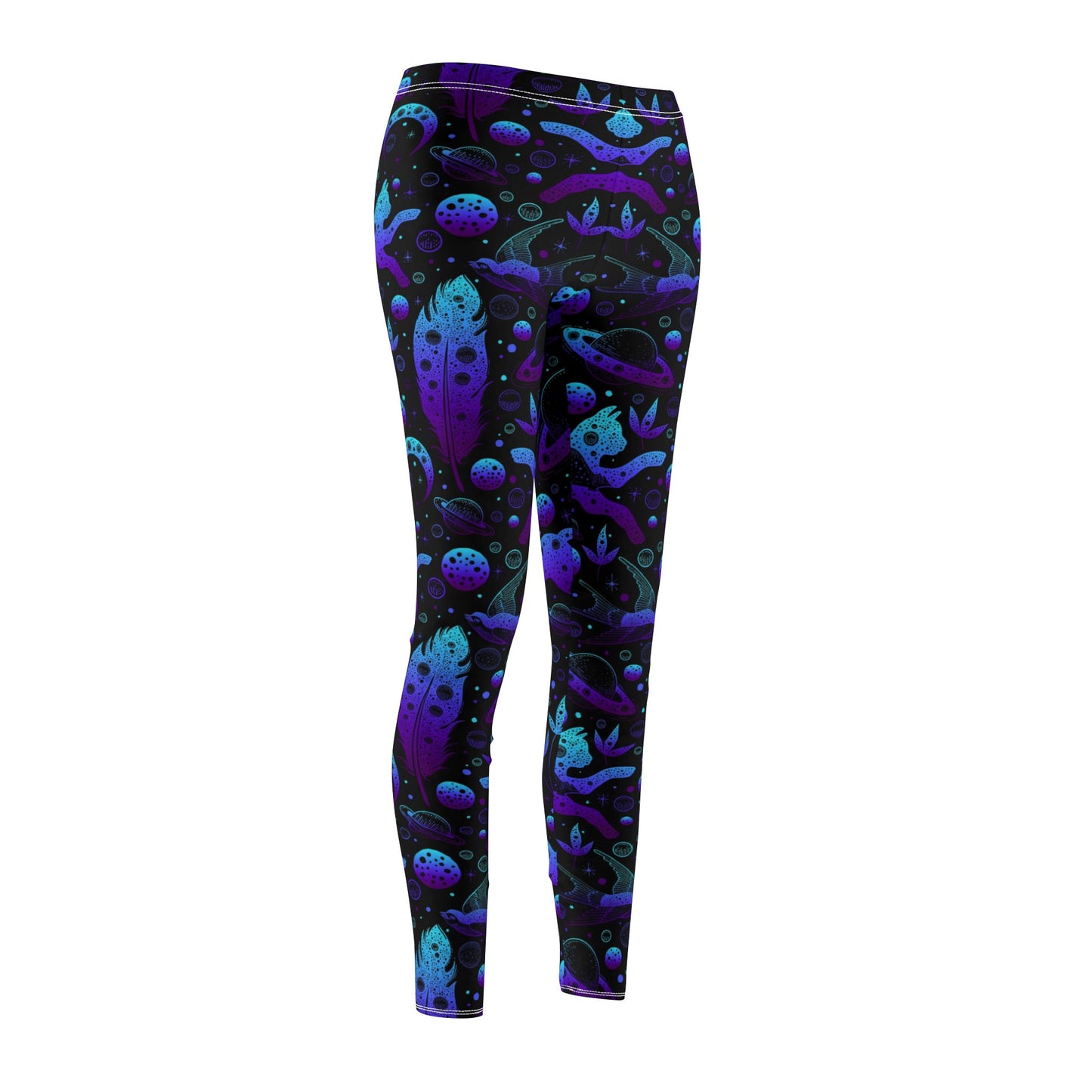 Cosmic Cat Leggings for Stellar Style and Comfort - NestlyAura
