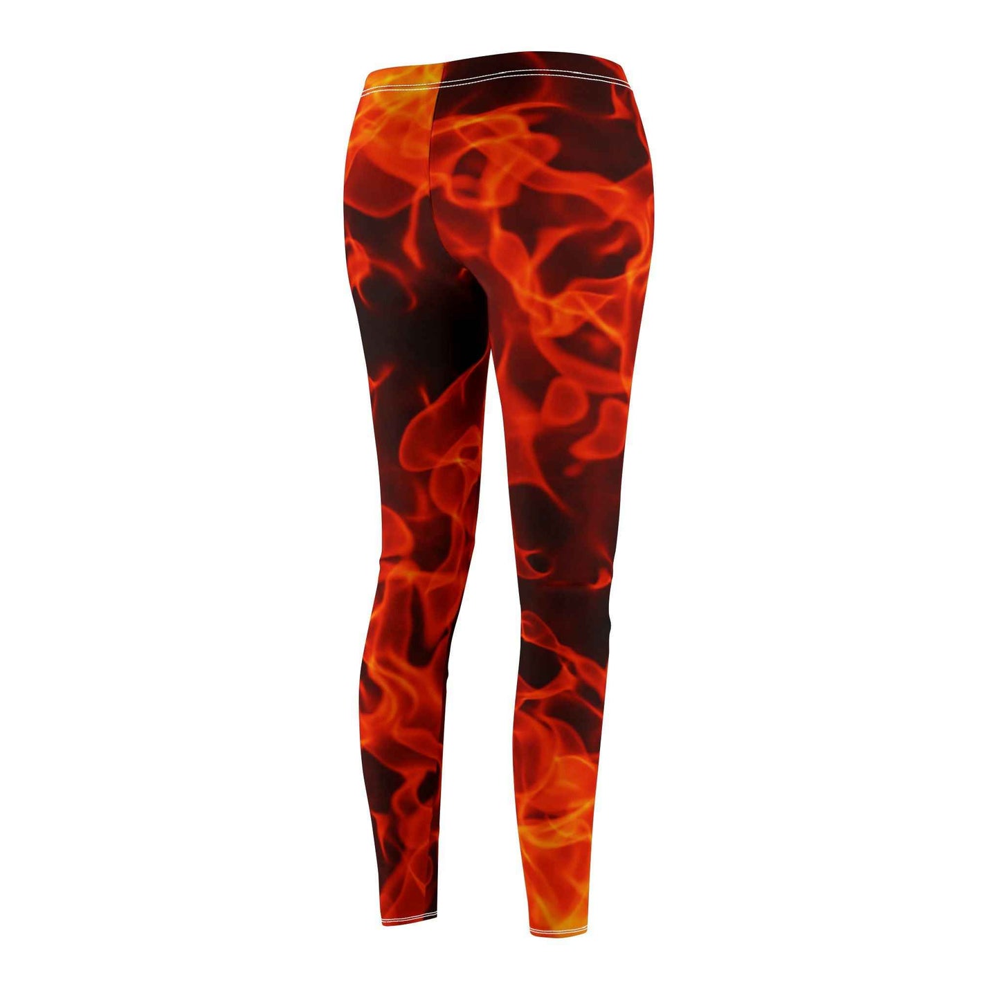 Flame Leggings - Trendy Flame Print Leggings for Stylish Looks