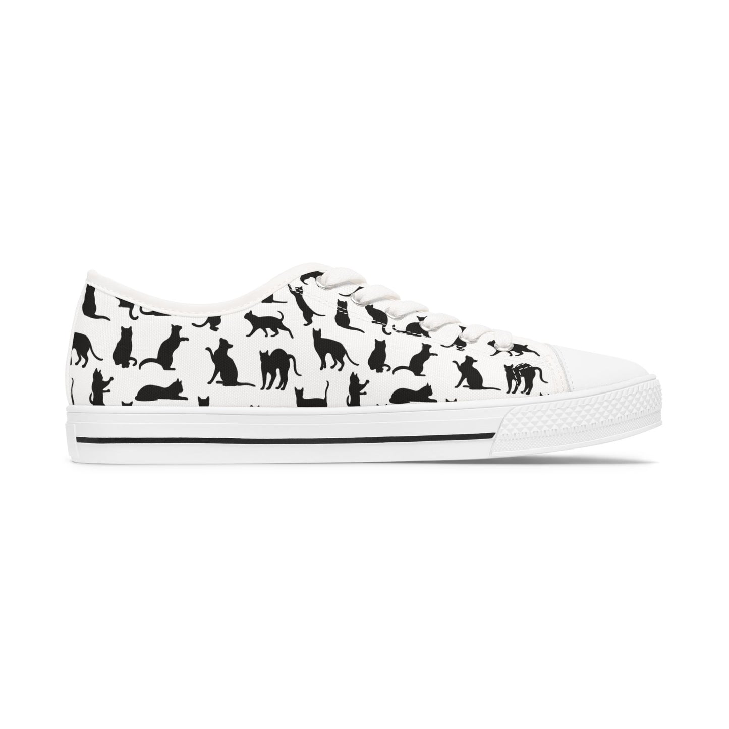 Cat Lover Sneakers: Stylish Low Top Sneakers for Cat Enthusiasts - NestlyAura