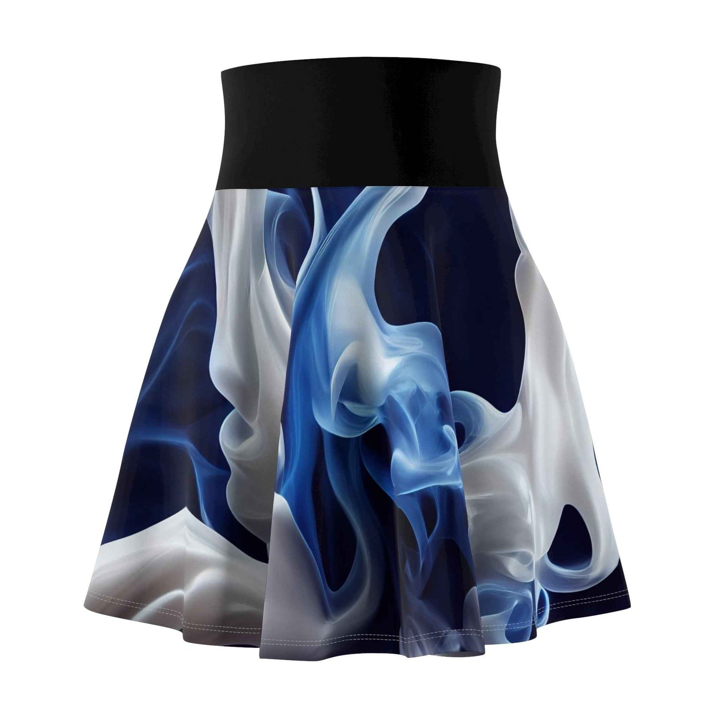 Smoke Pattern Skater Skirt - Trendy and Stylish Design