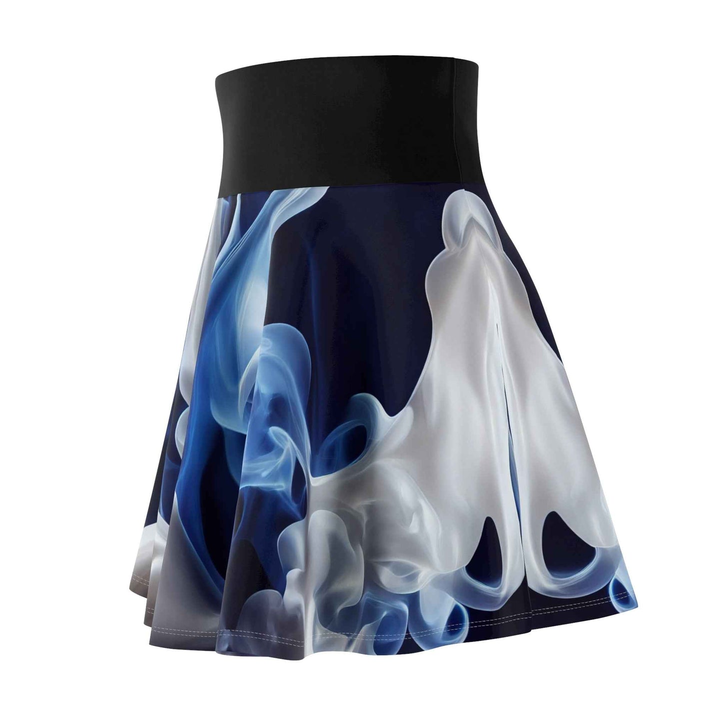Smoke Pattern Skater Skirt - Trendy and Stylish Design