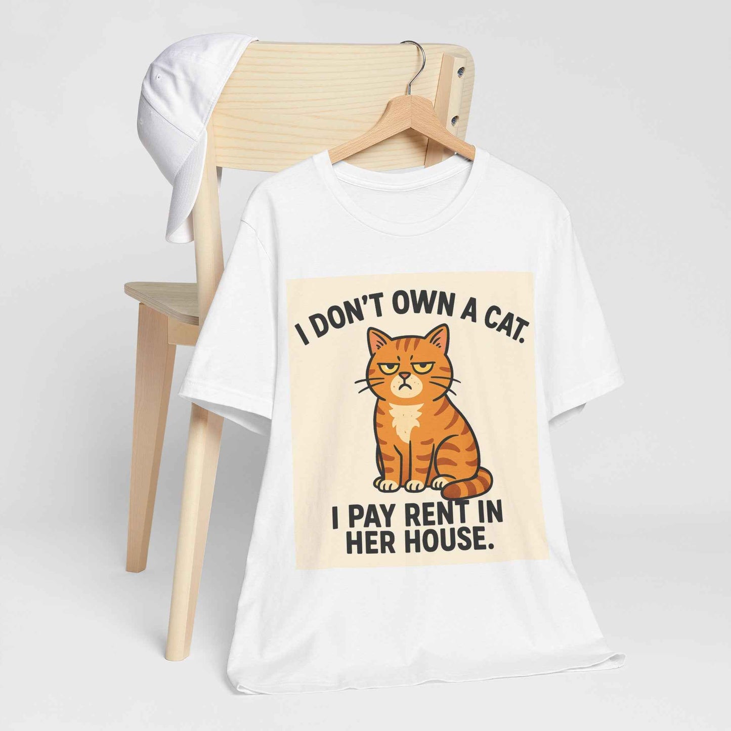 I Don't Own A Cat, I Pay Rent in Her House Cat Owner T-Shirt
