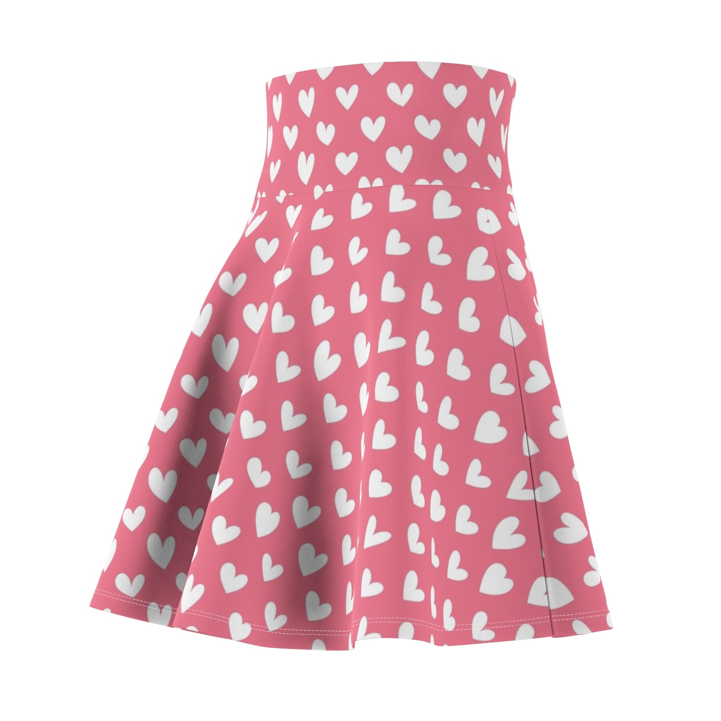 Pink Heart Skater Skirt