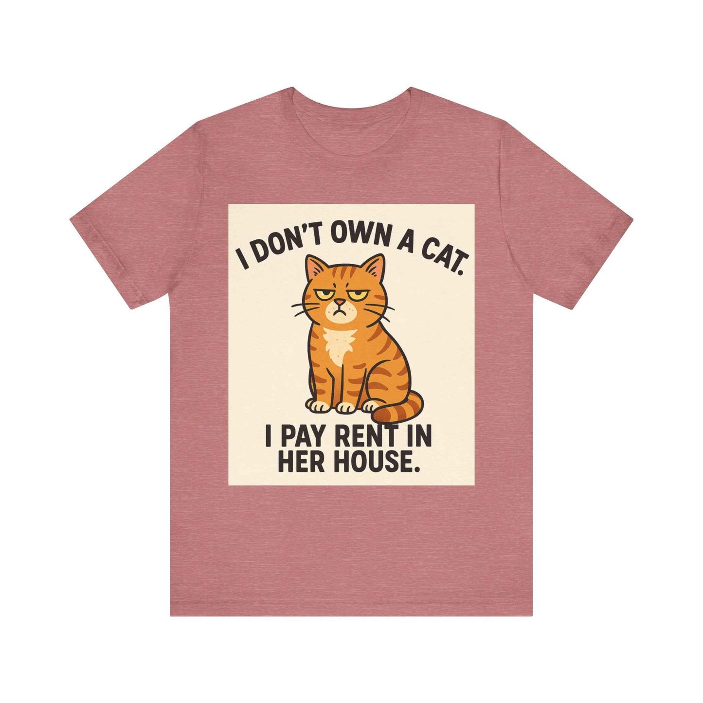 I Don't Own A Cat, I Pay Rent in Her House Cat Owner T-Shirt