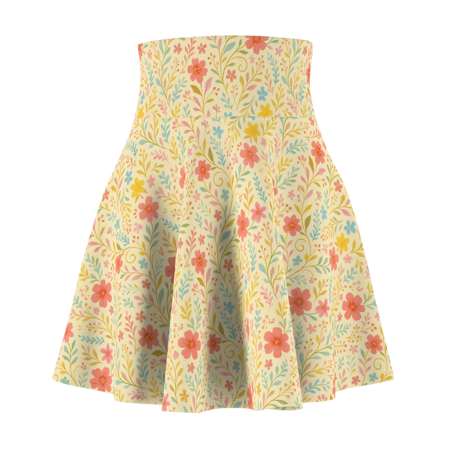 Garden Floral Skater Skirt