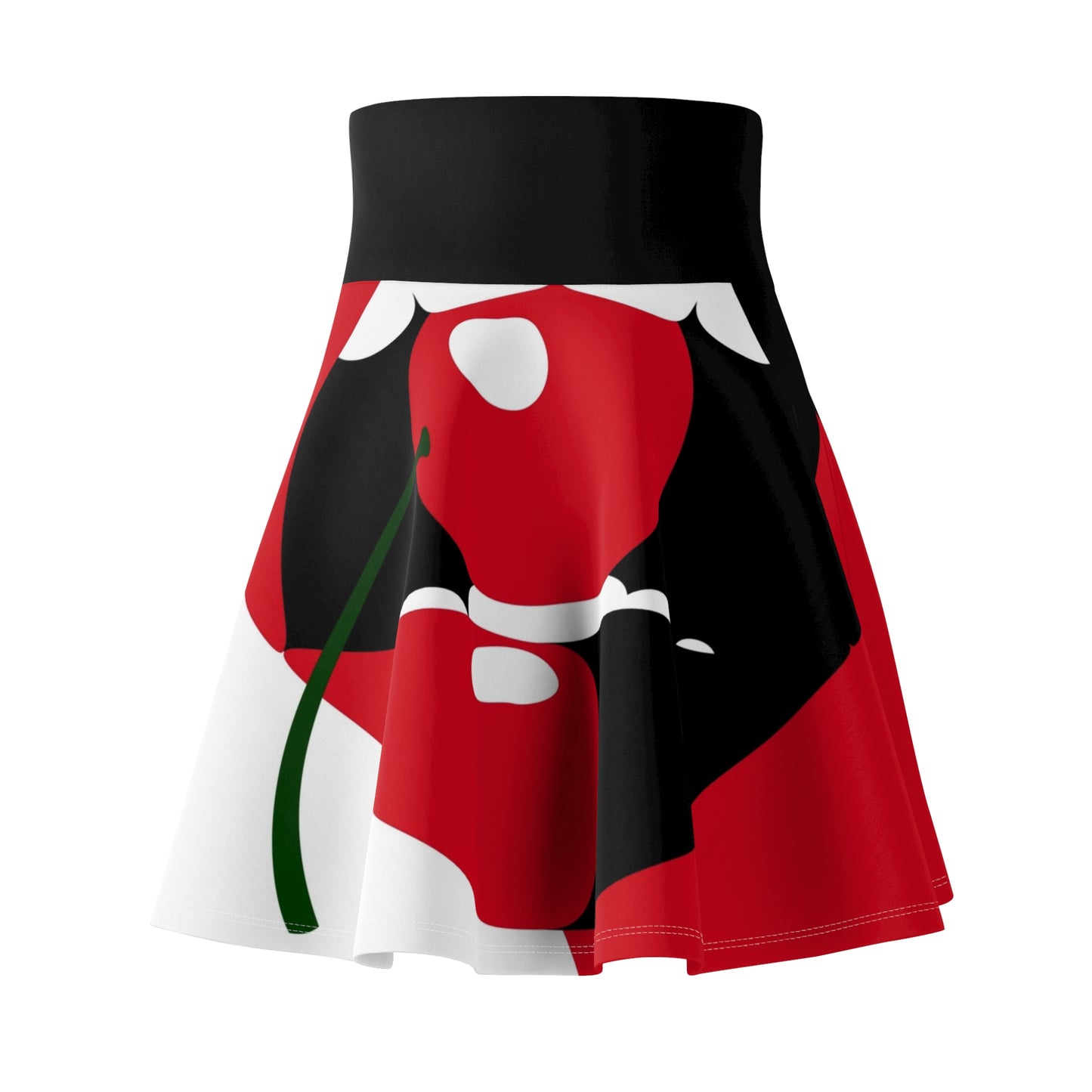 Cherry Pop Art Skater Skirt