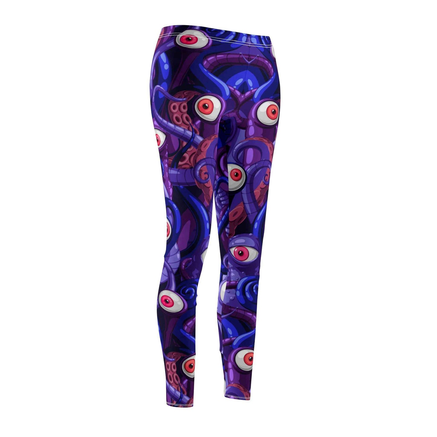 Colorful Graphic Leggings, Funky Printed Tights, Trendy Women's Activewear Pants