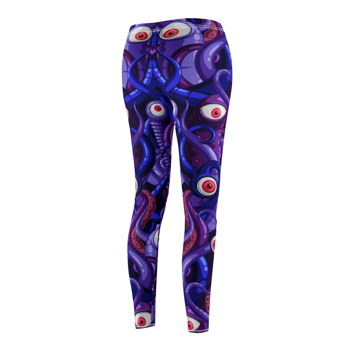 Colorful Graphic Leggings, Funky Printed Tights, Trendy Women's Activewear Pants