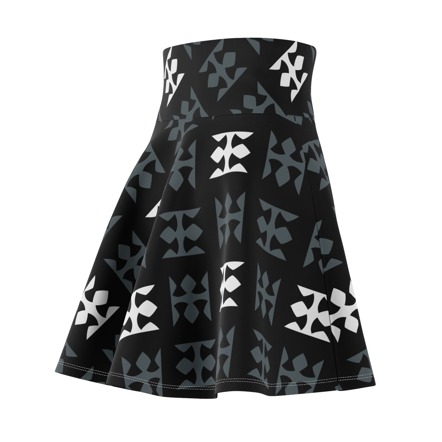 Chic Skater Skirt - Elegant Flare A-Line Skirt for Women, Trendy Knee-Length Style