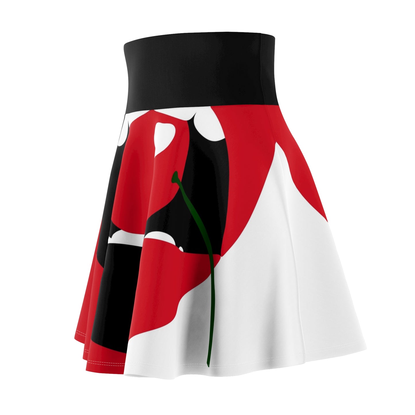 Cherry Pop Art Skater Skirt