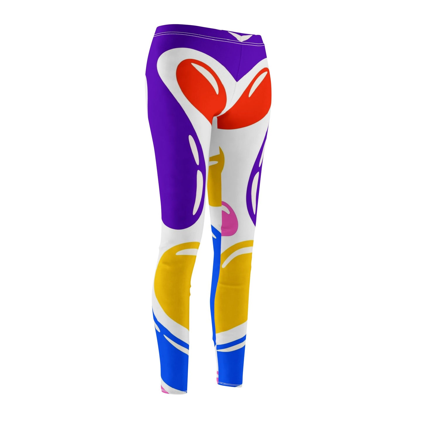 Colorful Heart Print Leggings