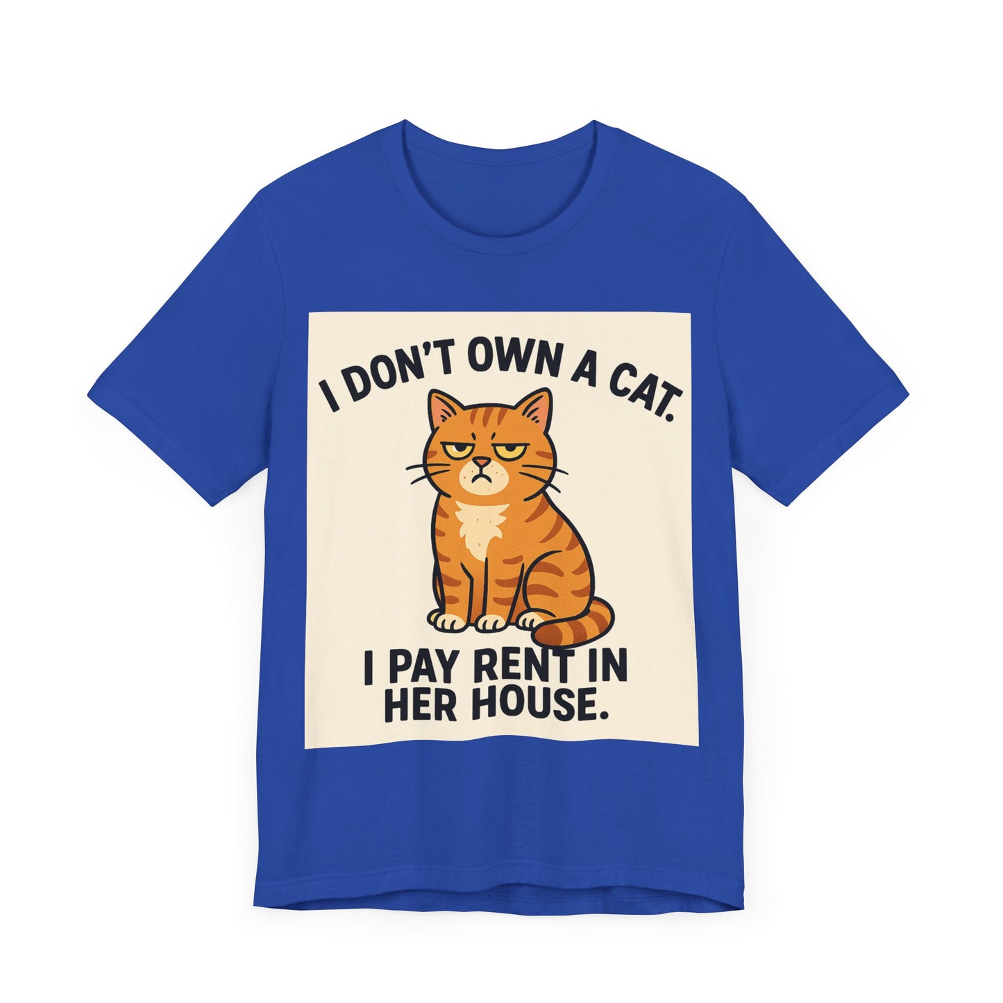 I Don't Own A Cat, I Pay Rent in Her House Cat Owner T-Shirt