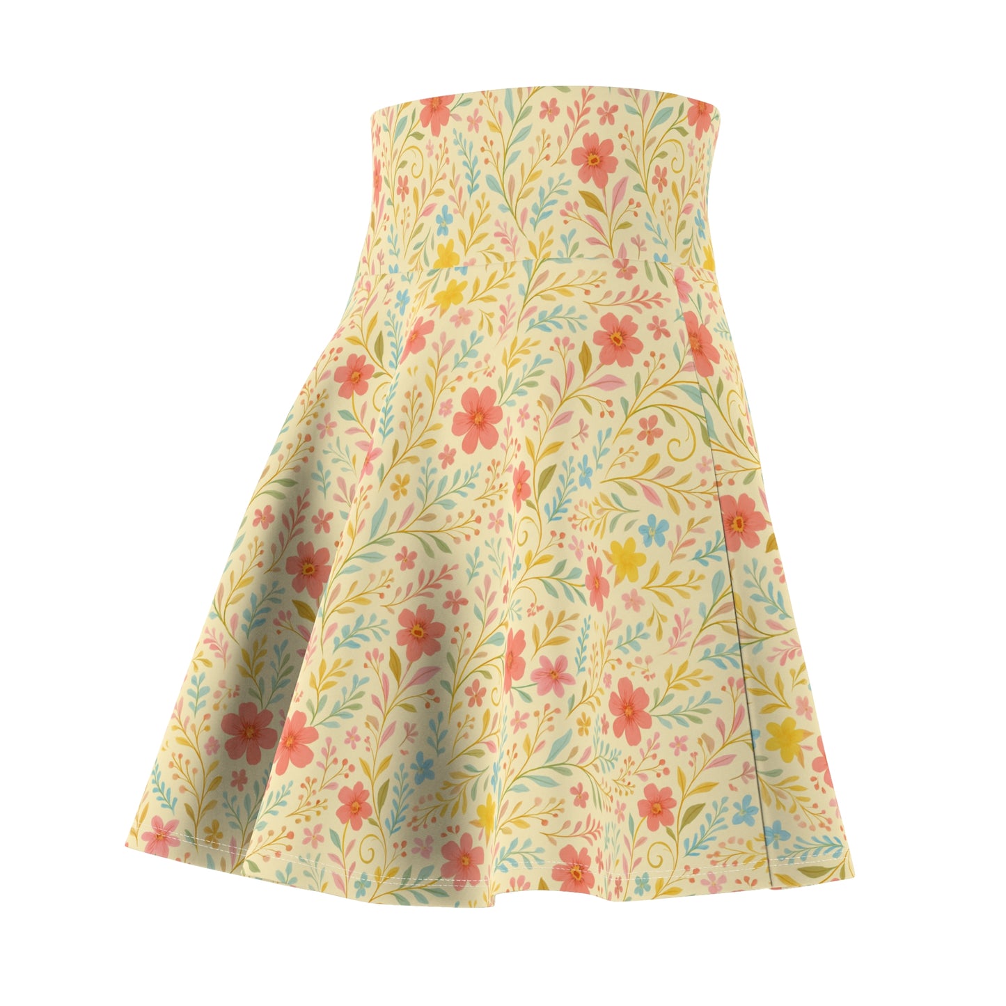 Garden Floral Skater Skirt
