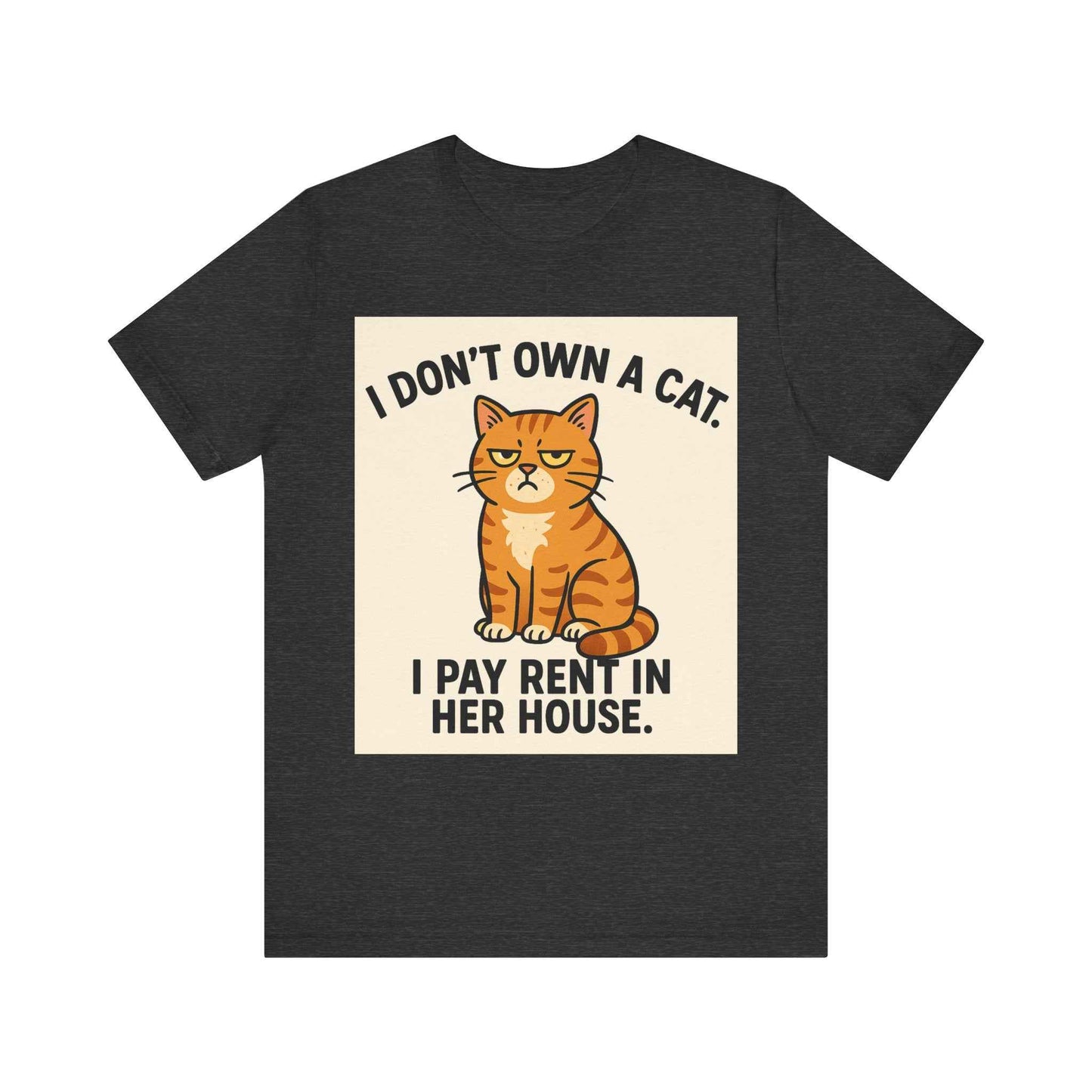 I Don't Own A Cat, I Pay Rent in Her House Cat Owner T-Shirt
