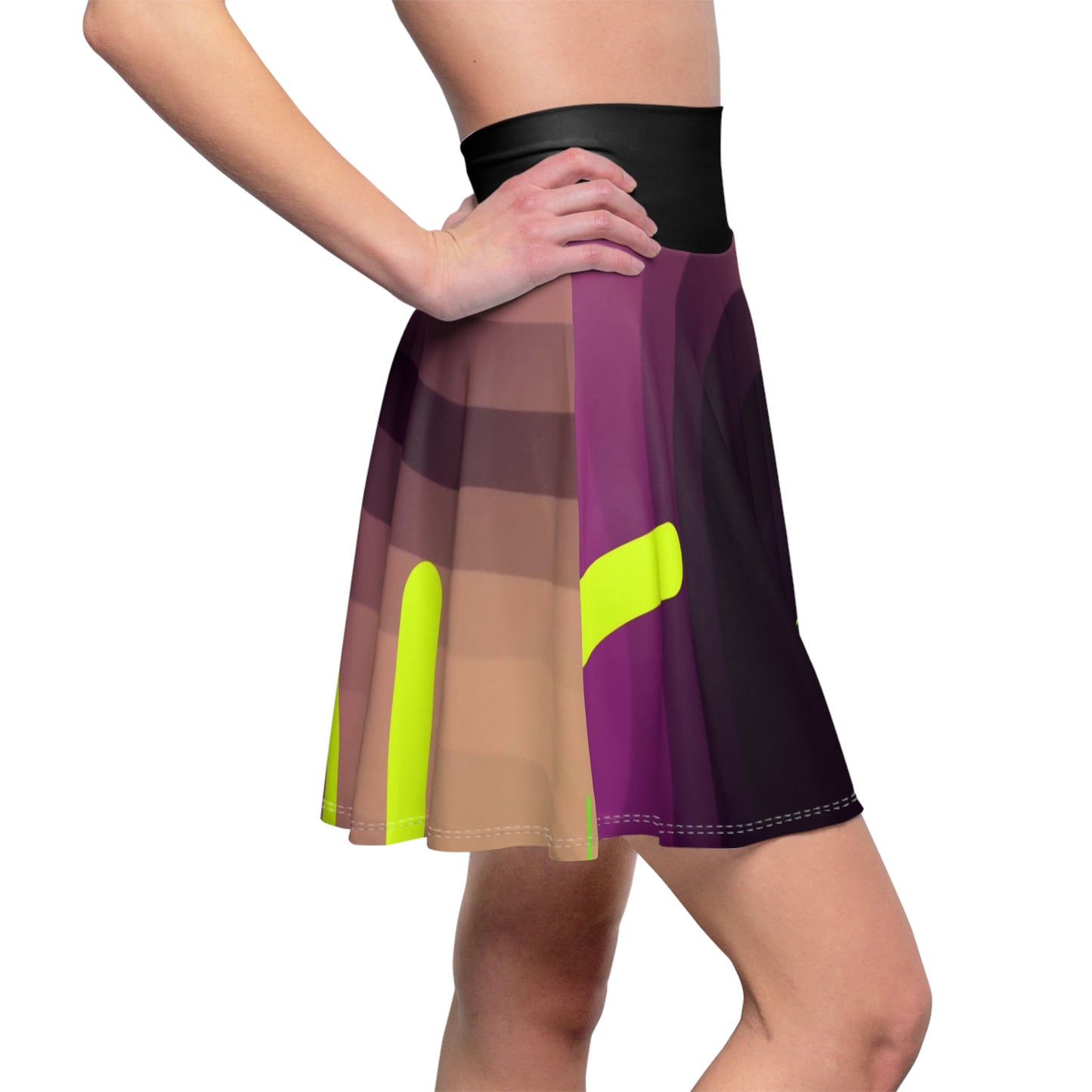 Vibrant Skater Skirt