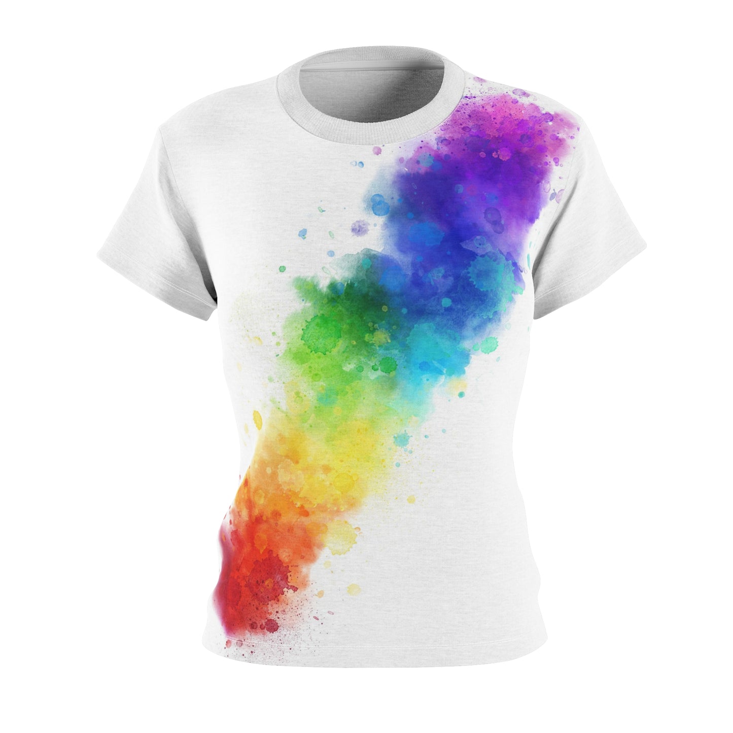 Vibrant Rainbow Splash Tee