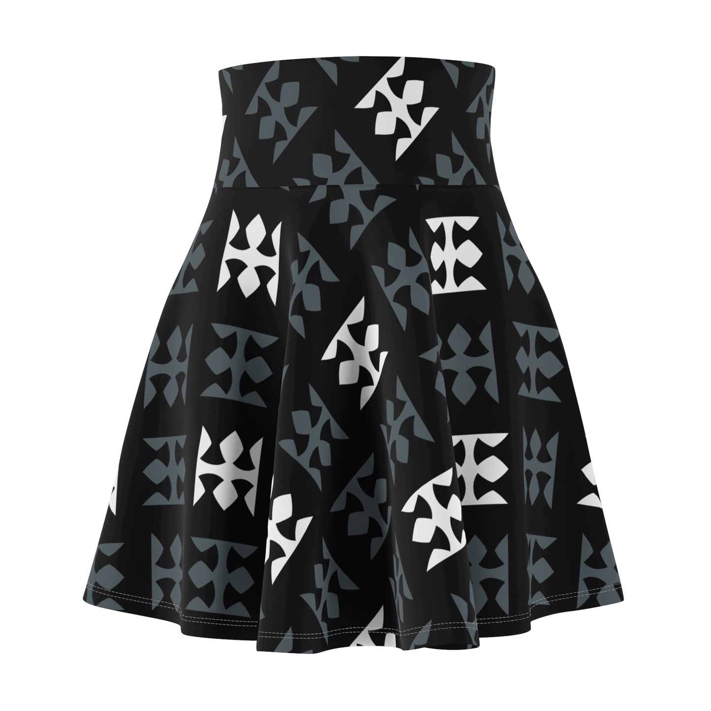 Chic Skater Skirt - Elegant Flare A-Line Skirt for Women, Trendy Knee-Length Style