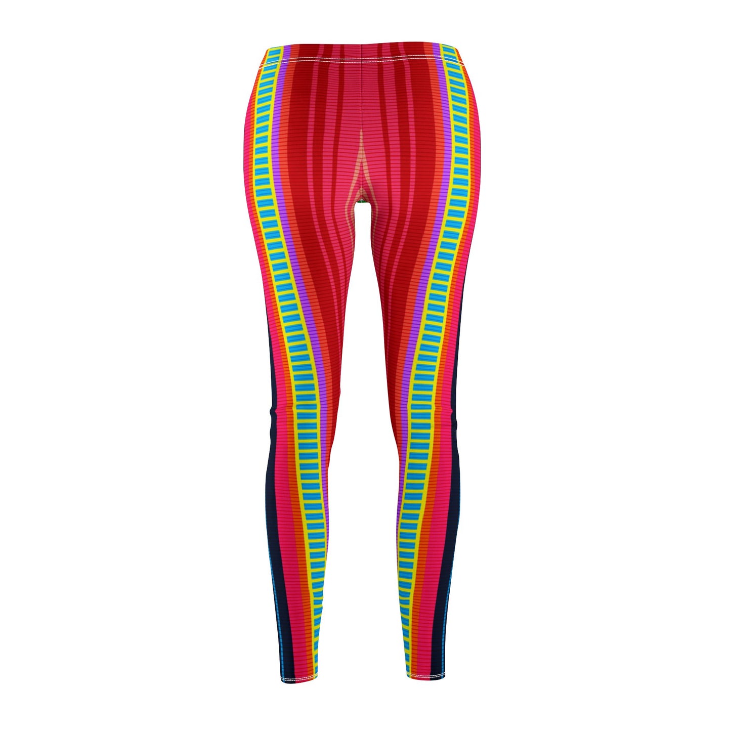 Colorful Striped Leggings - NestlyAura - Colorful Striped Leggings