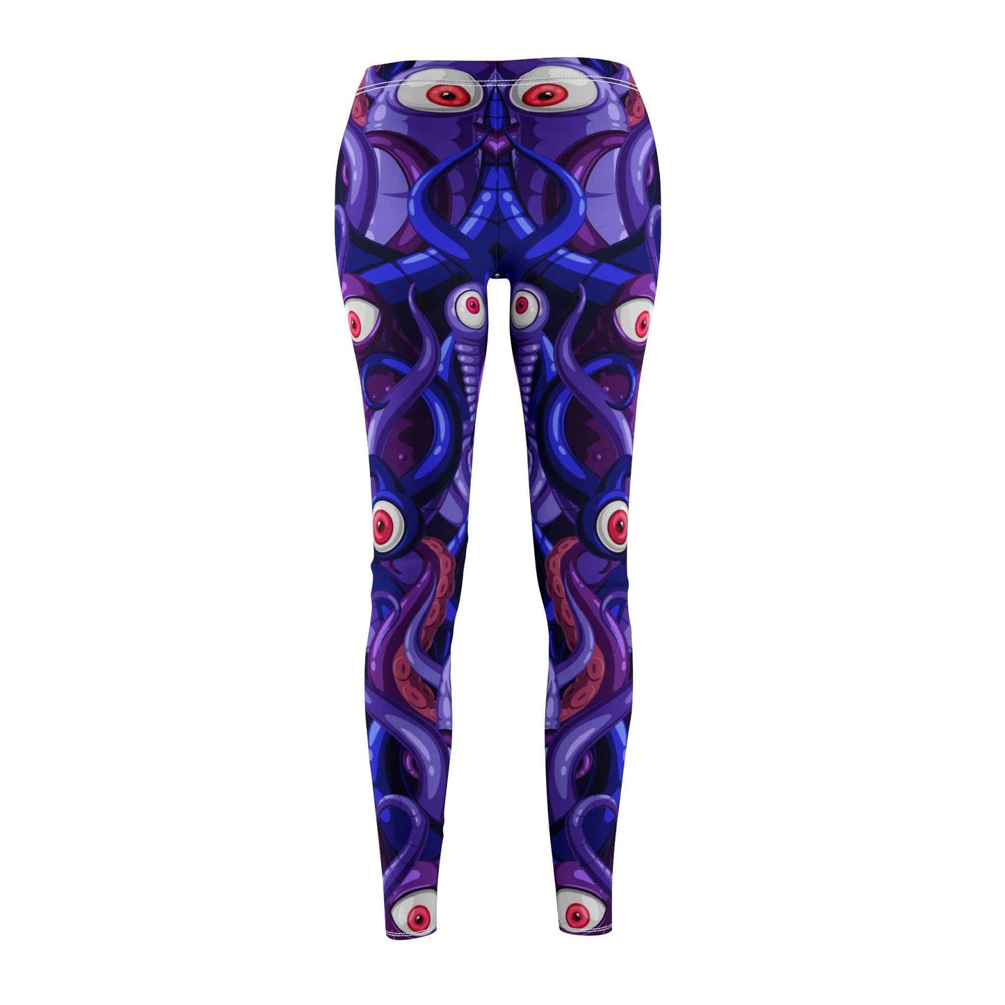 Colorful Graphic Leggings, Funky Printed Tights, Trendy Women's Activewear Pants