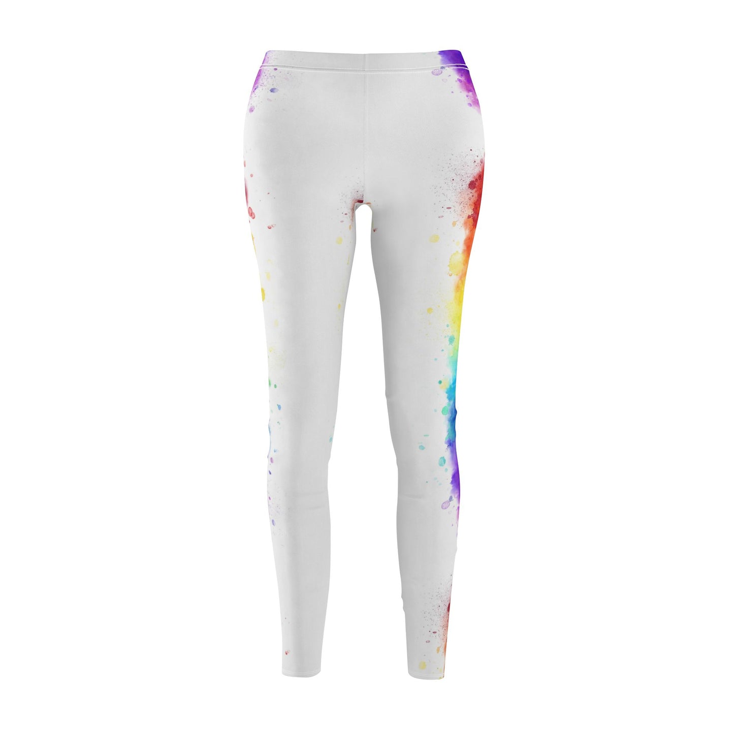 Vibrant Splash Casual Leggings