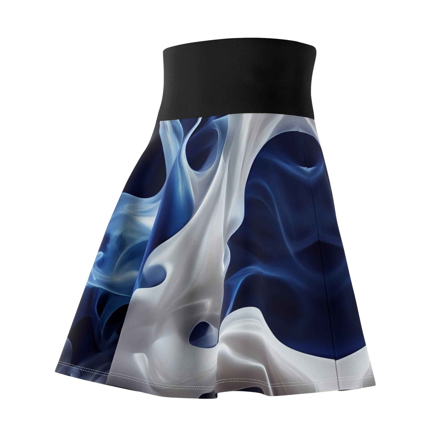 Smoke Pattern Skater Skirt - Trendy and Stylish Design