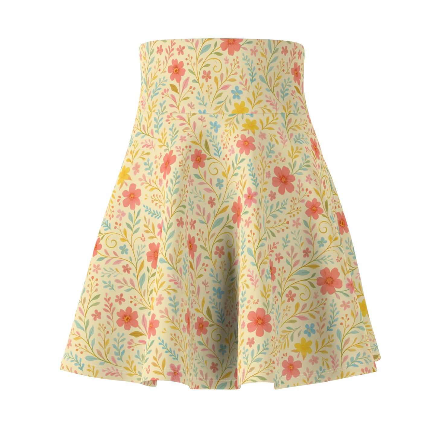 Garden Floral Skater Skirt