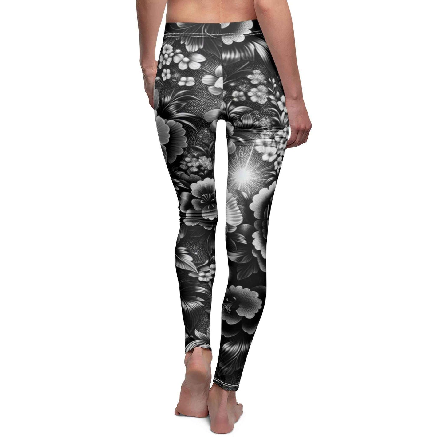 Floral Design Casual Leggings