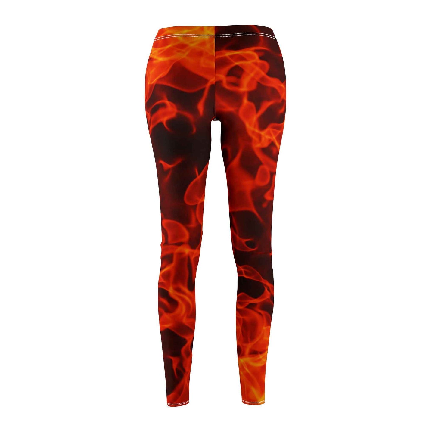 Flame Leggings - Trendy Flame Print Leggings for Stylish Looks
