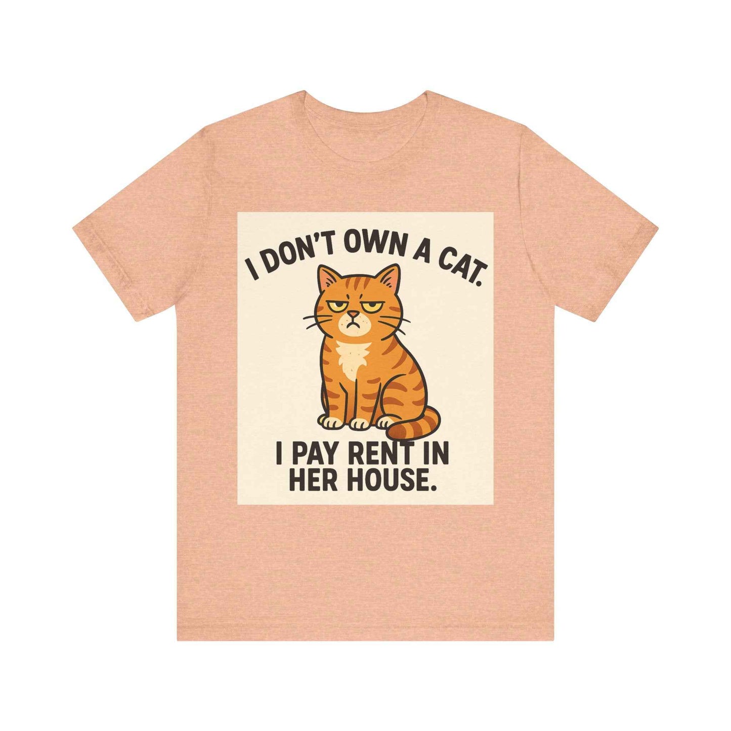 I Don't Own A Cat, I Pay Rent in Her House Cat Owner T-Shirt