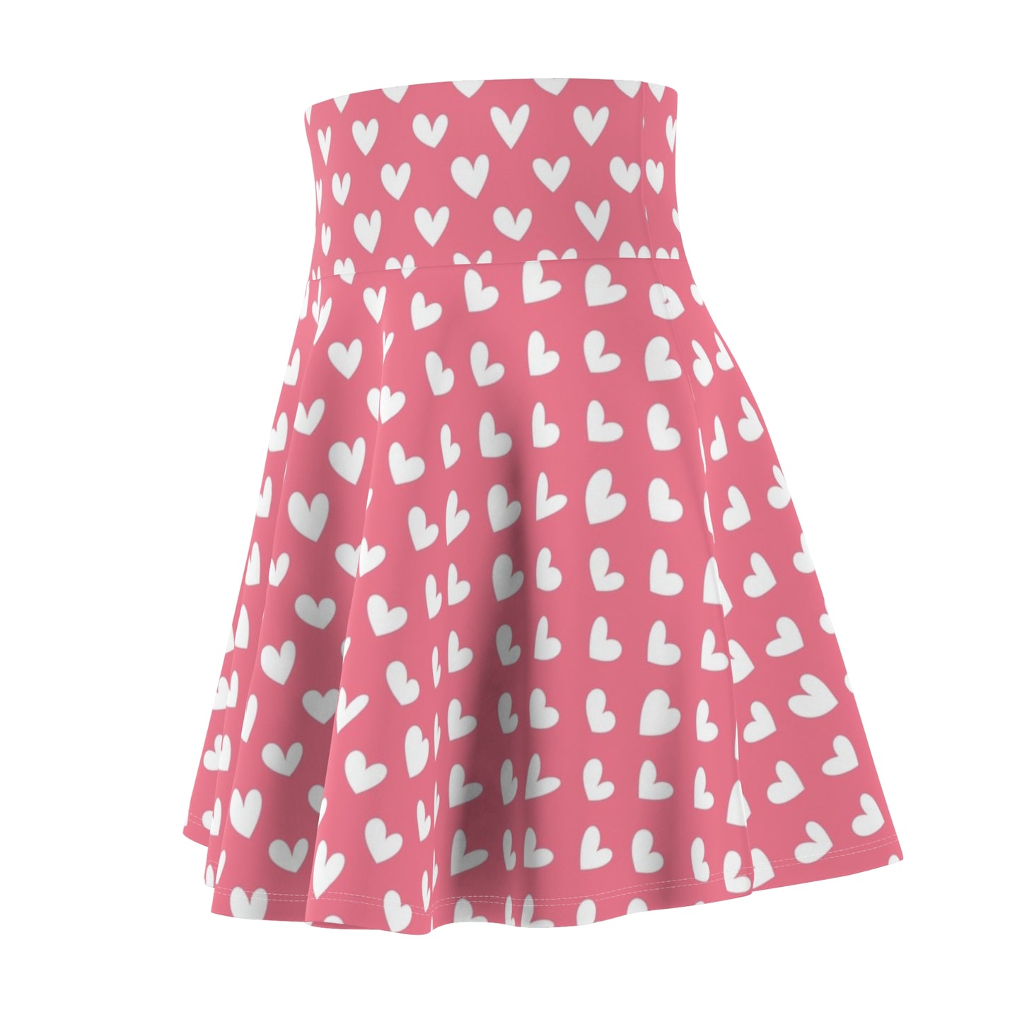 Pink Heart Skater Skirt