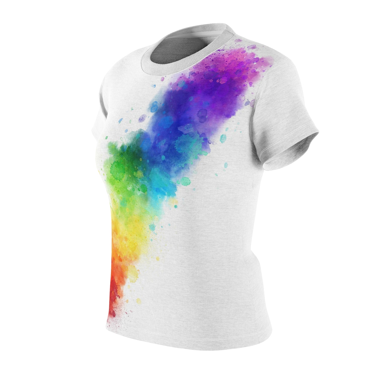 Vibrant Rainbow Splash Tee